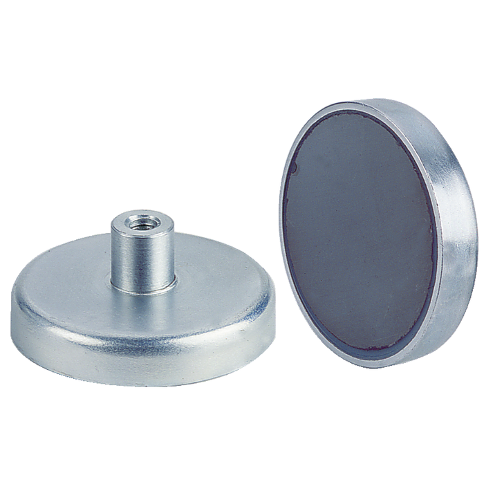 Flachtopf-Magnet 20mm mit Innengewindezapfen